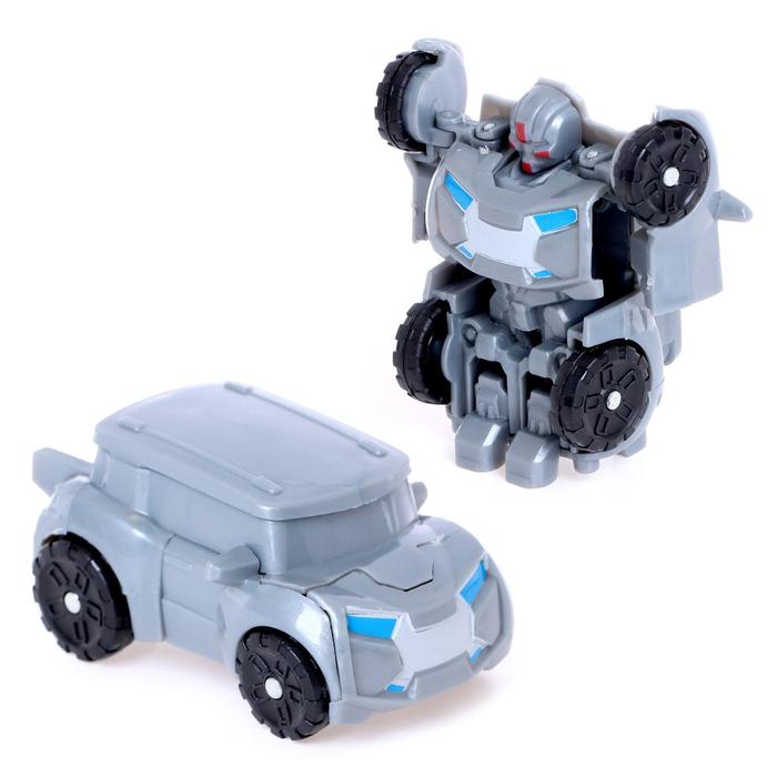 Робот «Автороботы», 4 штуки, трансформируются, цвет серый 50399