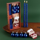 Свечи столовые новогодние витые с декором «Любви в Новом году», на Новый год, набор - фото 9321859