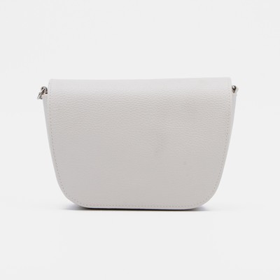 Мессенджер, отдел на клапане, ремень-цепочка, цвет светло-бежевый