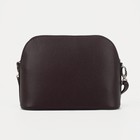 Кросс-боди, отдел на молнии, наружный карман, длинный ремень, цвет коричневый - Фото 1