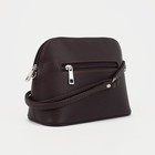Кросс-боди, отдел на молнии, наружный карман, длинный ремень, цвет коричневый - Фото 2