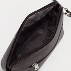 Кросс-боди, отдел на молнии, наружный карман, длинный ремень, цвет коричневый - Фото 3