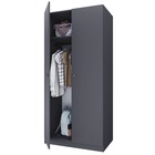 Шкаф двухсекционный Polini kids Simple, цвет серый 7163442 - фото 319808920