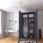 Шкаф двухсекционный Polini kids Simple, цвет серый 7163442 - фото 319808922