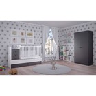 Шкаф двухсекционный Polini kids Simple, цвет серый 7163442 - фото 319808923