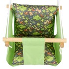 Качели детские подвесные Polini kids «Веселые животные», цвет зеленый - Фото 2