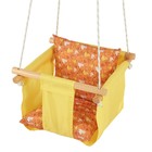 Качели детские подвесные Polini kids «Зверушки», жёлтые - Фото 4