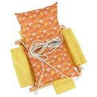 Качели детские подвесные Polini kids «Зверушки», жёлтые - Фото 8