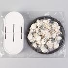 Карниз-струна 10 м, с пластмассовыми зажимами, 60 шт., белый - Фото 2