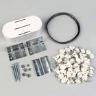 Карниз-струна 7 м, с пластмассовыми зажимами, 40 шт., белый - Фото 1