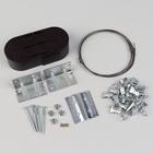 Карниз-струна 3.5 м, с металлическими зажимами, 20 шт., коричневый - Фото 1