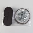 Карниз-струна 3.5 м, с металлическими зажимами, 20 шт., коричневый - Фото 2