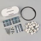 Карниз-струна 3.5 м, с пластмассовыми зажимами, 20 шт., белый - Фото 1