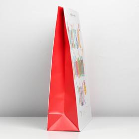 

Пакет ламинированный вертикальный «Счастья в Новом году», L 31 × 40 × 11 см