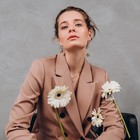 Серьги металл «Богиня» шары, цвет золото - Фото 4
