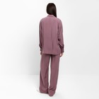 Костюм женский (рубашка и брюки) MIST р. 42, лиловый - фото 27452770