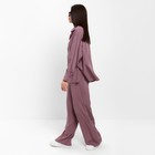 Костюм женский (рубашка, брюки) MIST: Summer time, размер 46, лиловый - фото 53130992