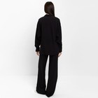 Костюм женский (рубашка, брюки) MIST, размер 46, чёрный 6949053