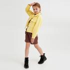 Жакет для девочки MINAKU: Casual collection KIDS, цвет лимонный, рост 116см - Фото 2