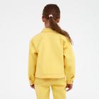 Жакет для девочки MINAKU: Casual collection KIDS, цвет лимонный, рост 128 см - Фото 3