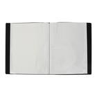 Папка с 100 вкладышами А4, 700 мкм, 40 мм, Calligrata, карман на корешке, чёрная - Фото 2