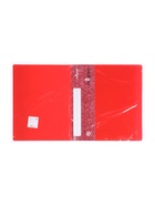 Папка с 100 вкладышами А4, 700 мкм, Calligrata, карман на корешке, красная 6580864
