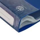 Папка с 100 вкладышами А4, 700 мкм, Calligrata, карман на корешке, синяя - Фото 4