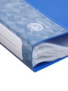 Папка с 100 вкладышами А4, 700 мкм, Calligrata, карман на корешке, синяя - Фото 5