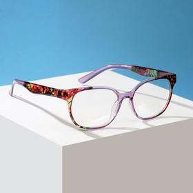 Готовые очки Oscar 8167, цвет фиолетовый, отгибающаяся дужка, +2