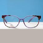 Готовые очки Oscar 8167, цвет фиолетовый, отгибающаяся дужка, +4 - Фото 2