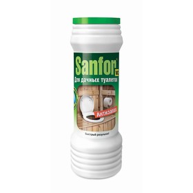 Средство дезодорирующее для дачных туалетов "Sanfor", Антизапах, 400 г