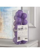 Гирлянда - нить, 5 м с насадками «Клубки фиолетовые», IP20, прозрачная нить, 20 LED, свечение тёплое белое, 220 В - фото 118564400 Гирлянда - нить, 5 м с насадками «Клубки фиолетовые», IP20, прозрачная нить, 20 LED, свечение тёплое белое, 220 В - фото 118564400