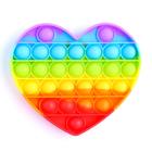 Антистресс игрушка «POP IT», сердце, радуга - фото 11417618