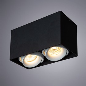 

Светильник PICTOR, 2x50Вт GU10, цвет чёрный