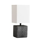 Настольная лампа FIORI, 1x40Вт E14, цвет чёрный - фото 297125441