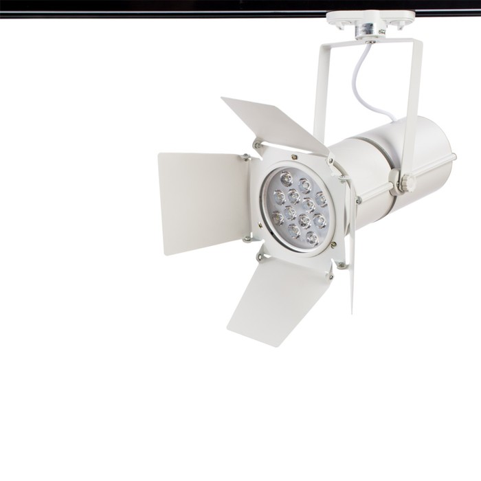 Светильник трековый OBIETTIVO, 12Вт LED, 4000К, 840лм, цвет белый - Фото 1