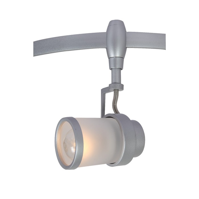 Светильник трековый RAIL HEADS, 1x40Вт E14, цвет серебро - Фото 1