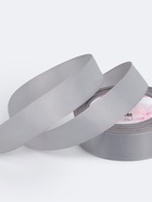 Лента репсовая, 25 мм, 23±1 м, светло-серая №3 - Фото 1