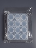 Органайзер для хранения мелочей, 12 баночек, 18.5×14×5 см, прозрачный - Фото 6