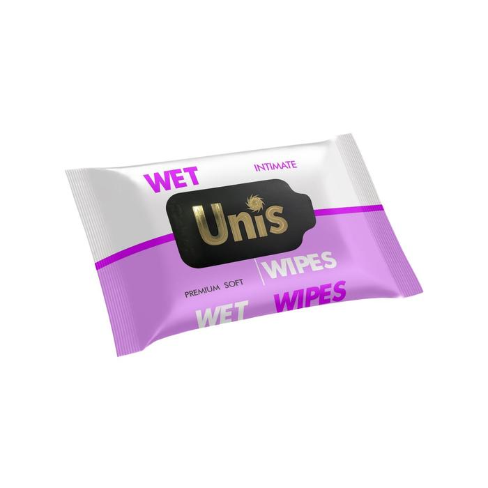 Влажные салфетки UNIS антибактериальные, для интимной гигиены, 25 шт. - Фото 1