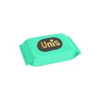Влажные салфетки UNIS Green антибактериальные, с клапаном, 48 шт. - Фото 1