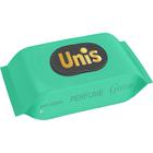 Влажные салфетки UNIS Green антибактериальные, с клапаном, 84 шт. - Фото 1