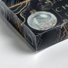 Коробка для кондитерских изделий с PVC крышкой «Снежинка», 10.5 х 21 х 3 см - Фото 3