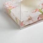 Коробка для капкейка, кондитерская упаковка, «Цветущий сад», 16 х 8 х 11.5 см - Фото 3