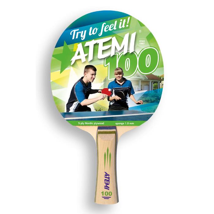 Ракетка для настольного тенниса Atemi 100 CV - Фото 1