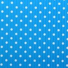 Бумага гофрированная "Белый горошек", цвет голубой - Фото 2