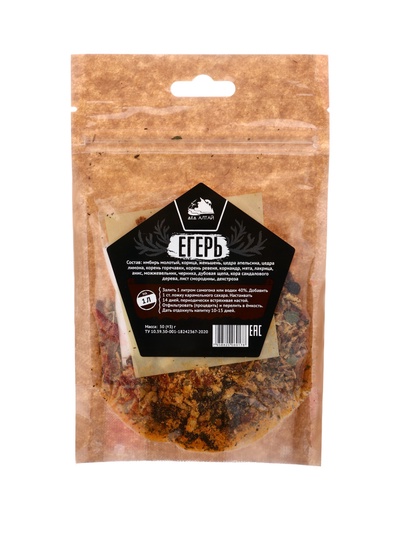 Настойка, набор из трав и специй для приготовления, «Егерь», 50 г