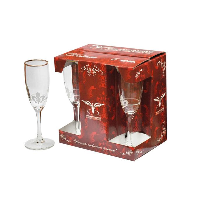 Бокалы Для Вина Гусь Хрустальный Купить