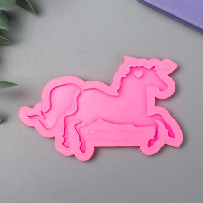 Молд силиконовый «Единорог с сердцем» - Фото 1