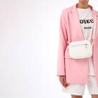 Сумка женская кросс-боди TEXTURA на молнии, 19×7×15 см, белая - Фото 2